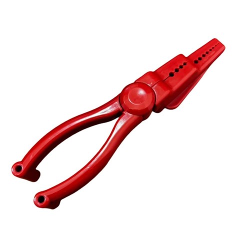 Red nail hammering pliers - red,
